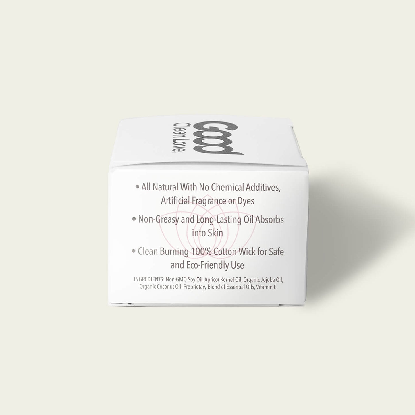 Caribbean Rose Massage Candle 4 oz - Good Clean Love