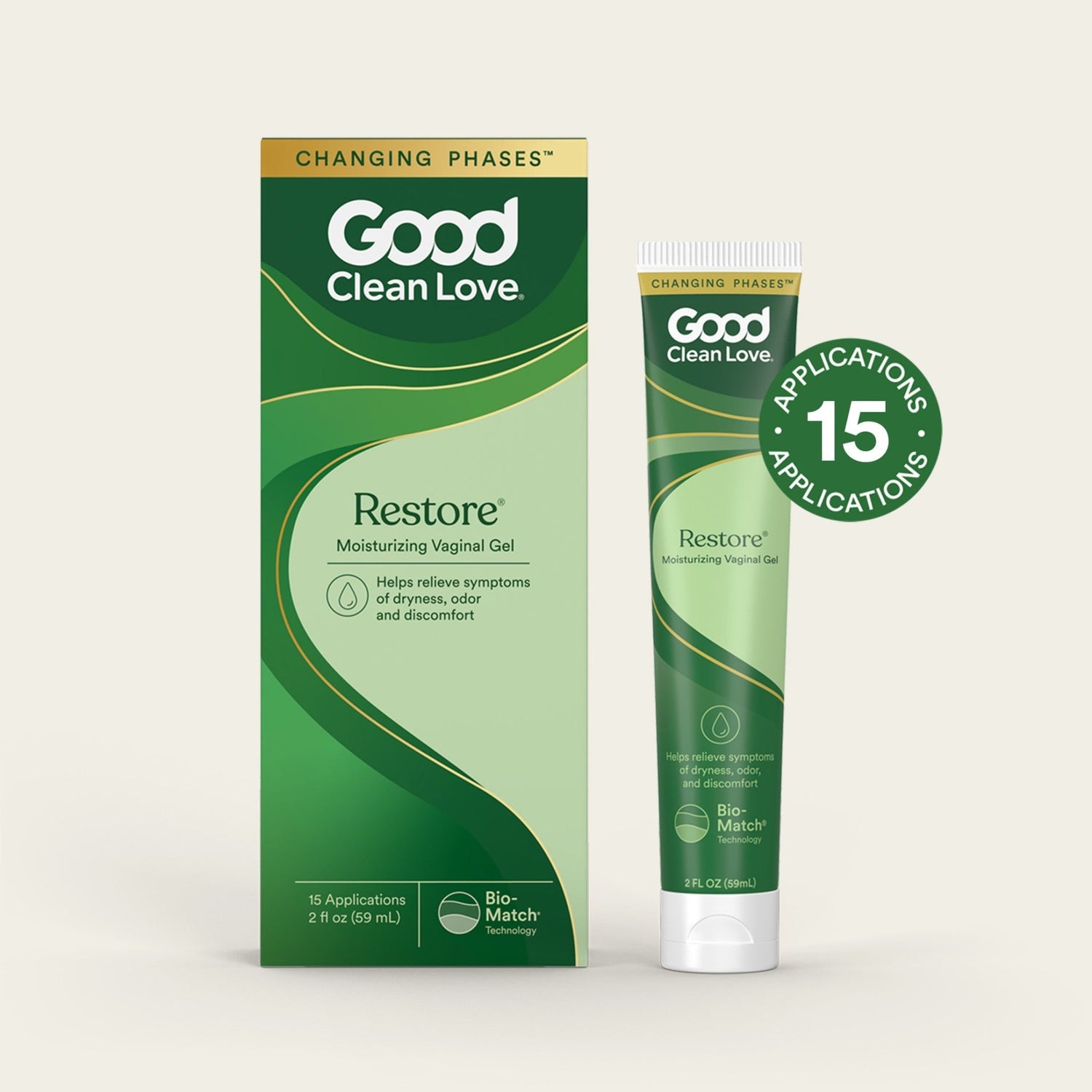 Restore® Moisturizing Vaginal Gel Products - Good Clean Love