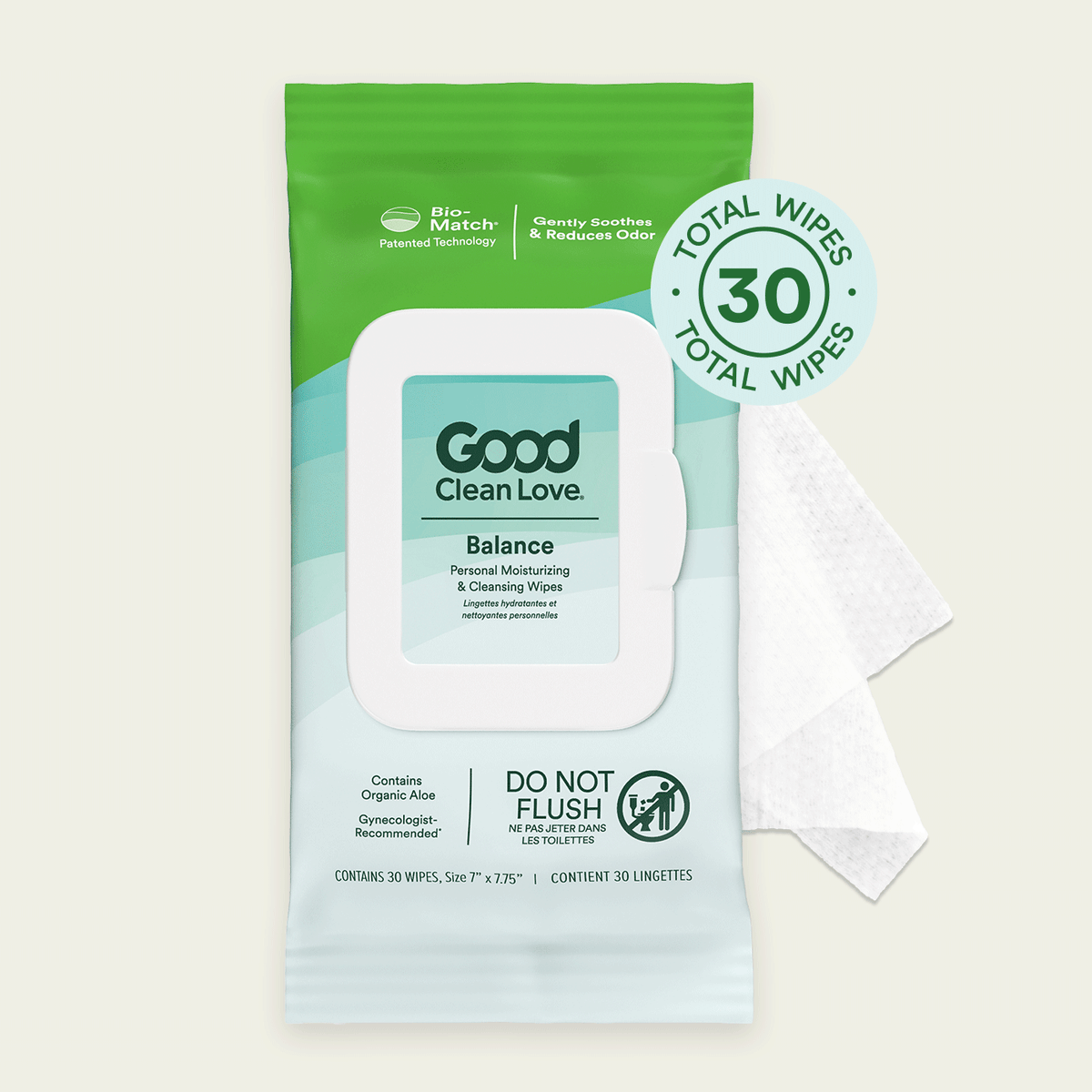 Rebalance pH-Balanced Wipes Pack (30 ct)