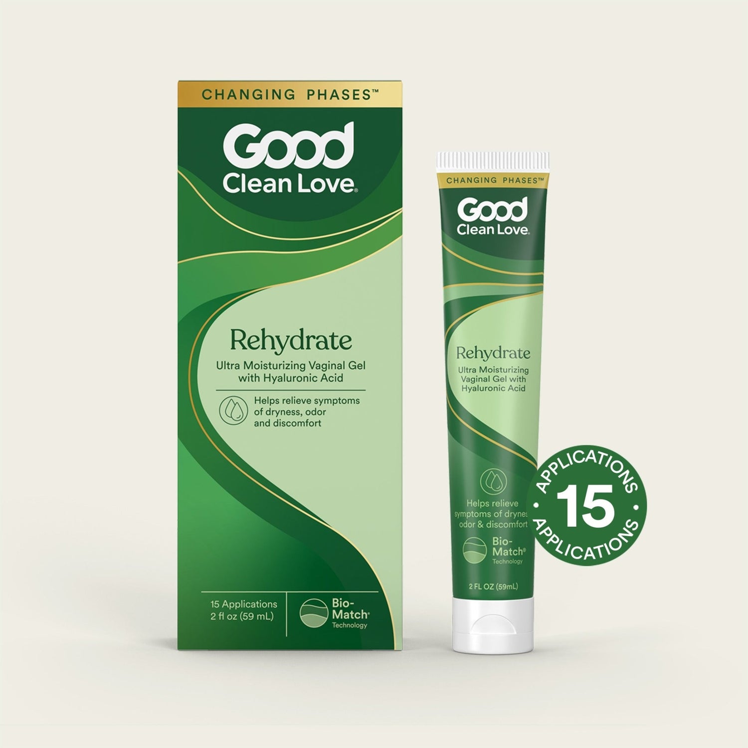 Rehydrate Ultra Moisturizing Vaginal Gel With Hyaluronic Acid Products - Good Clean Love