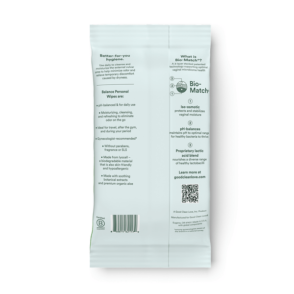 Balance pH - Balanced Wipes Products - Good Clean Love
