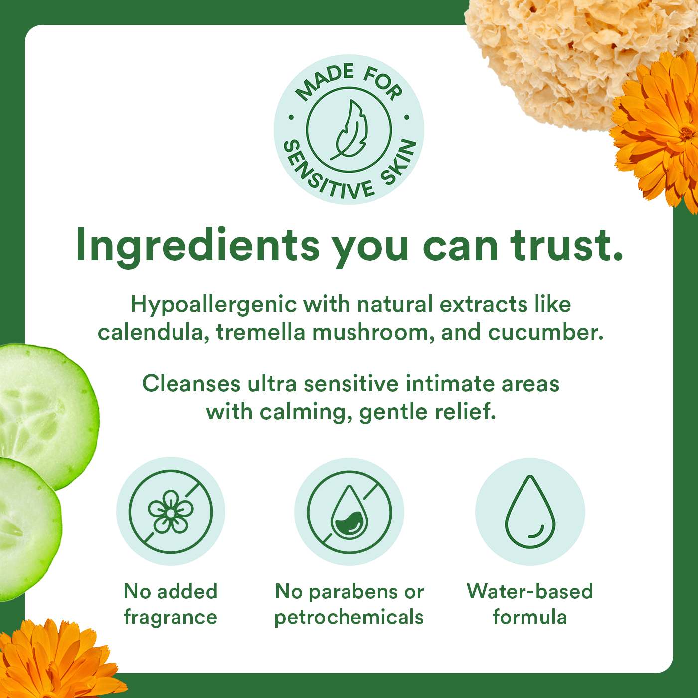 Ultra Sensitive Foaming Feminine Wash - Good Clean Love