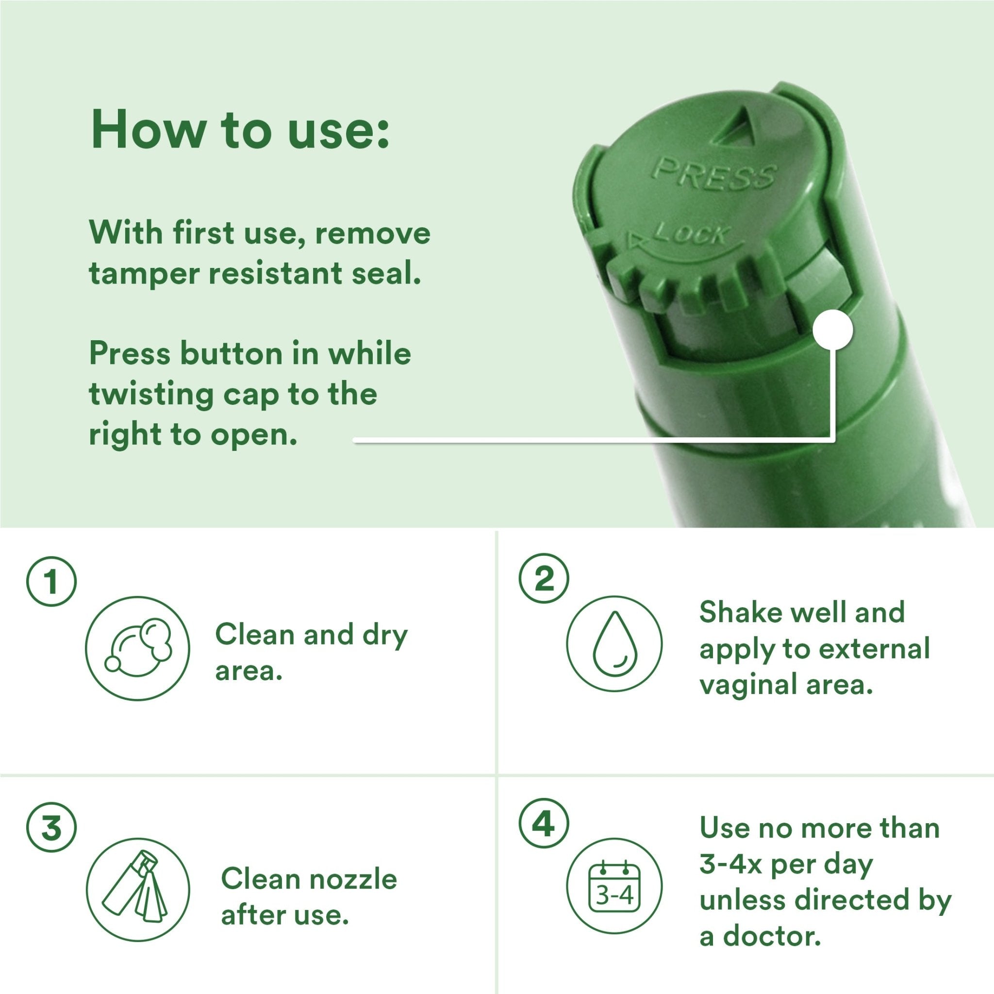 Relief Gel Pain & Itch with Lidocaine 4% - Good Clean Love