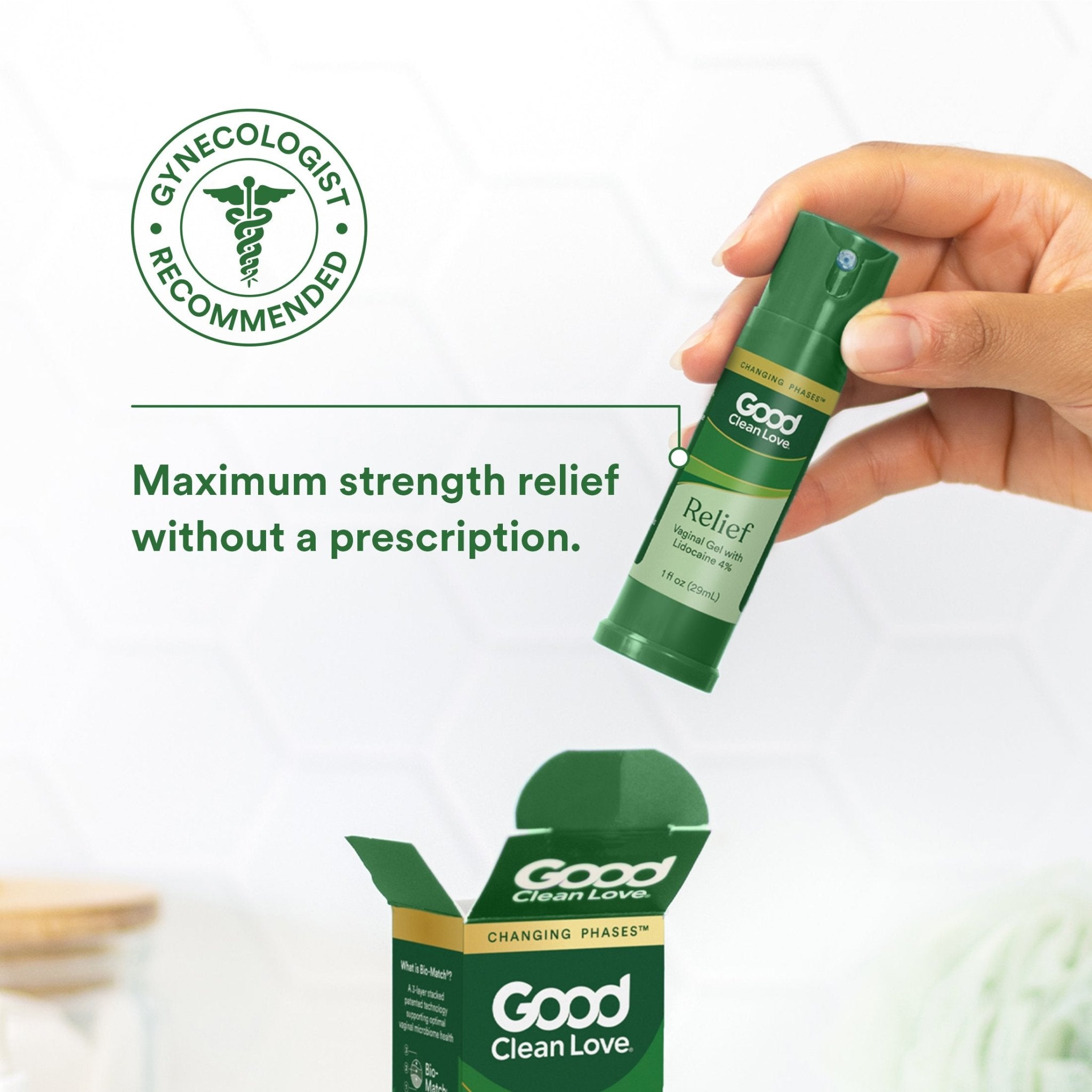 Relief Gel Pain & Itch with Lidocaine 4% - Good Clean Love