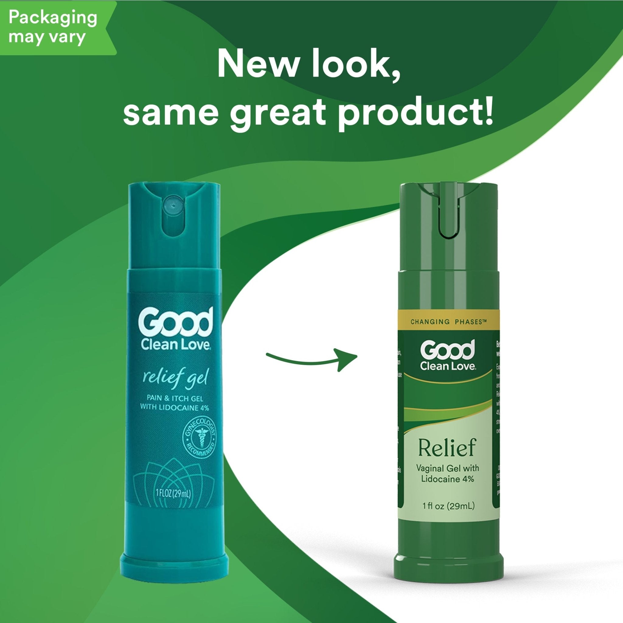 Relief Gel Pain & Itch with Lidocaine 4% - Good Clean Love