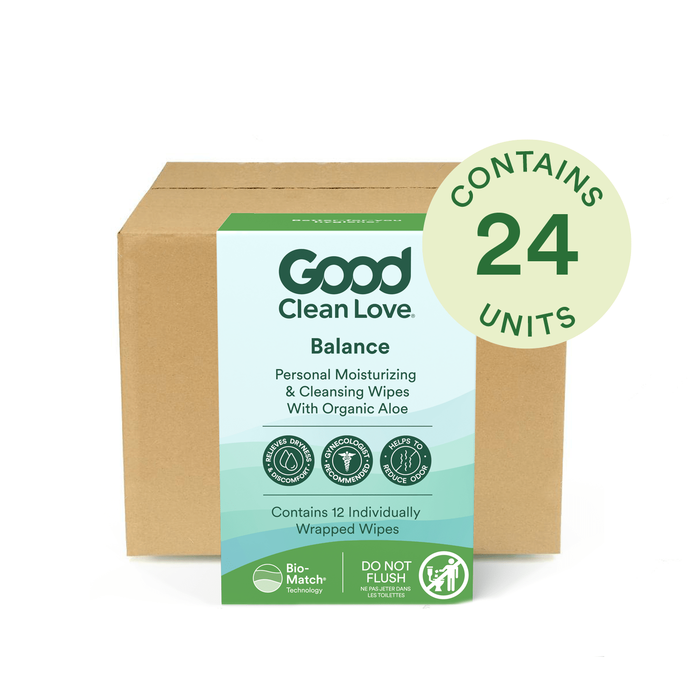 Balance 12ct Wipes Case - Good Clean Love