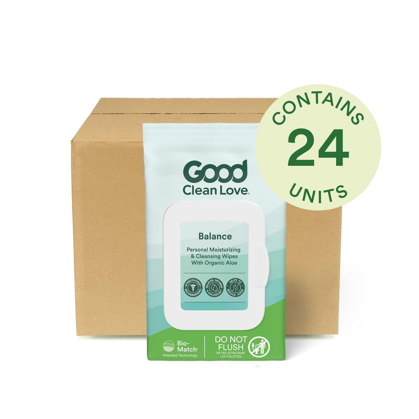 Balance 30ct Wipes Case - Good Clean Love