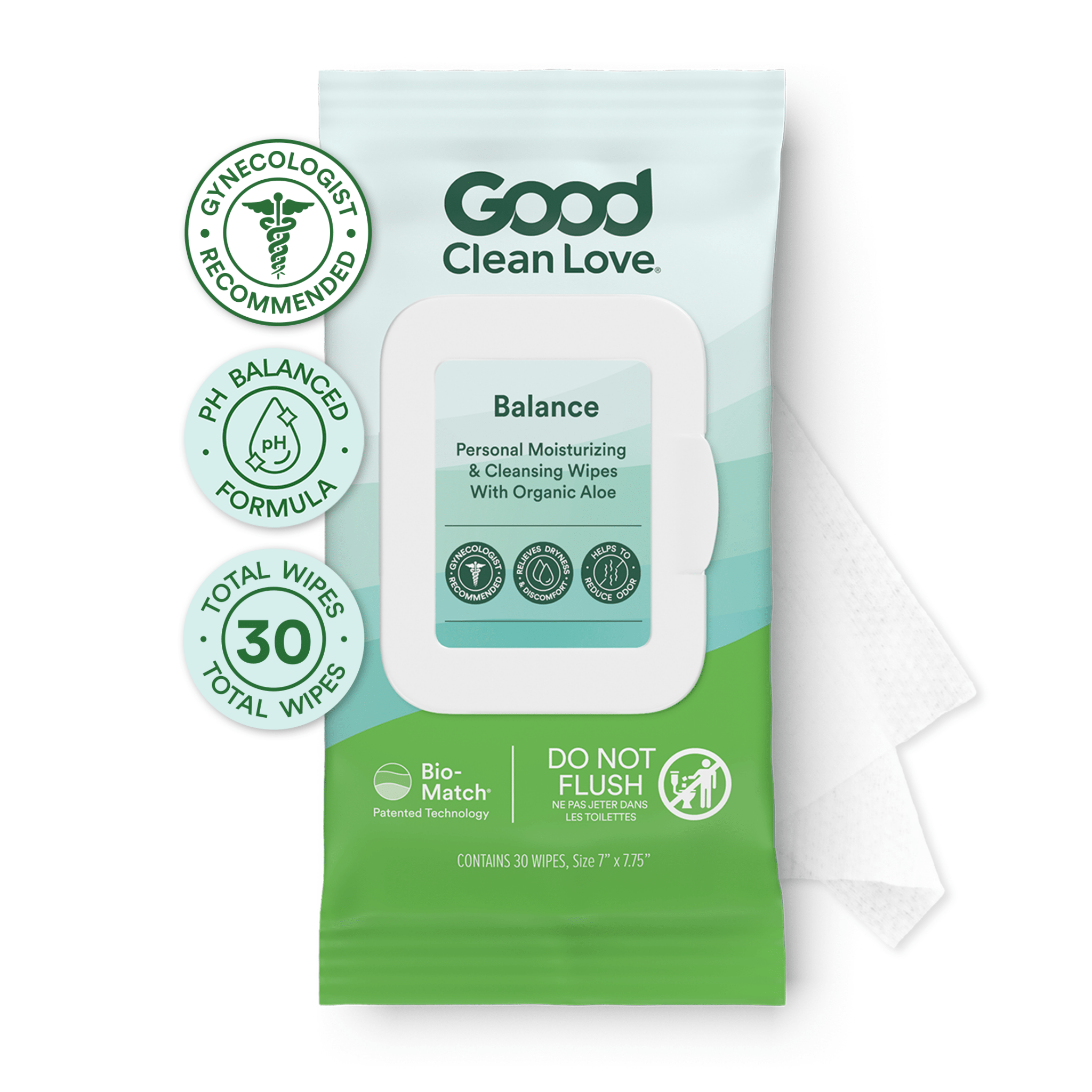 Balance pH - Balanced Wipes Products - Good Clean Love