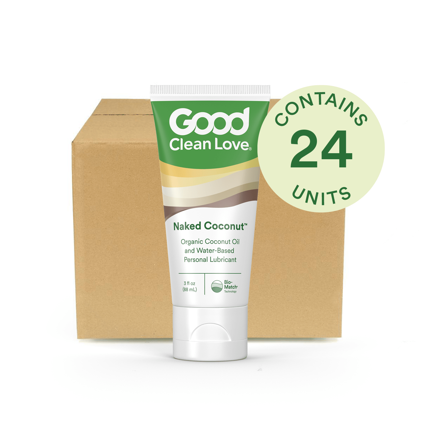 Naked Coconut 3oz Case - Good Clean Love