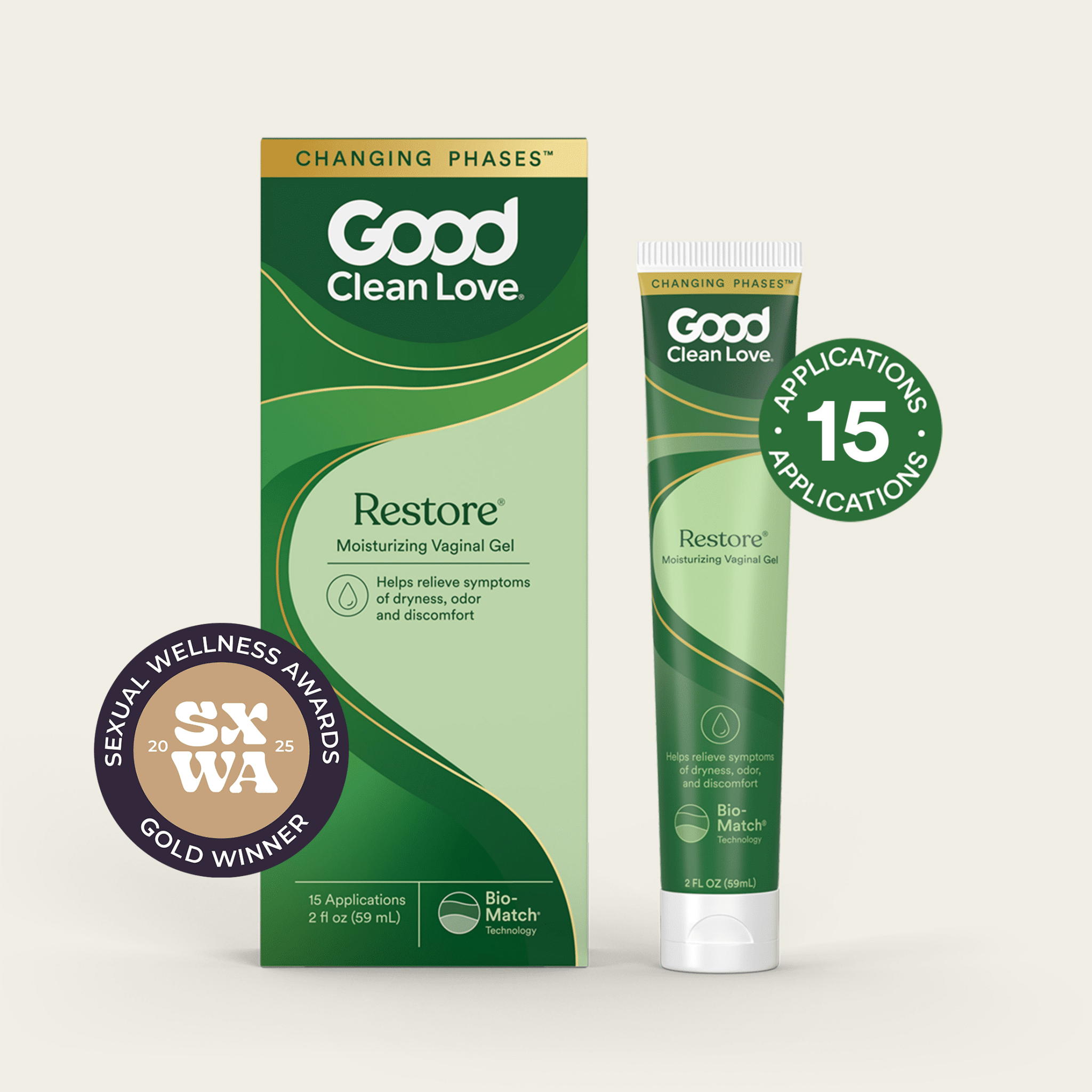 Restore® Moisturizing Vaginal Gel Products - Good Clean Love