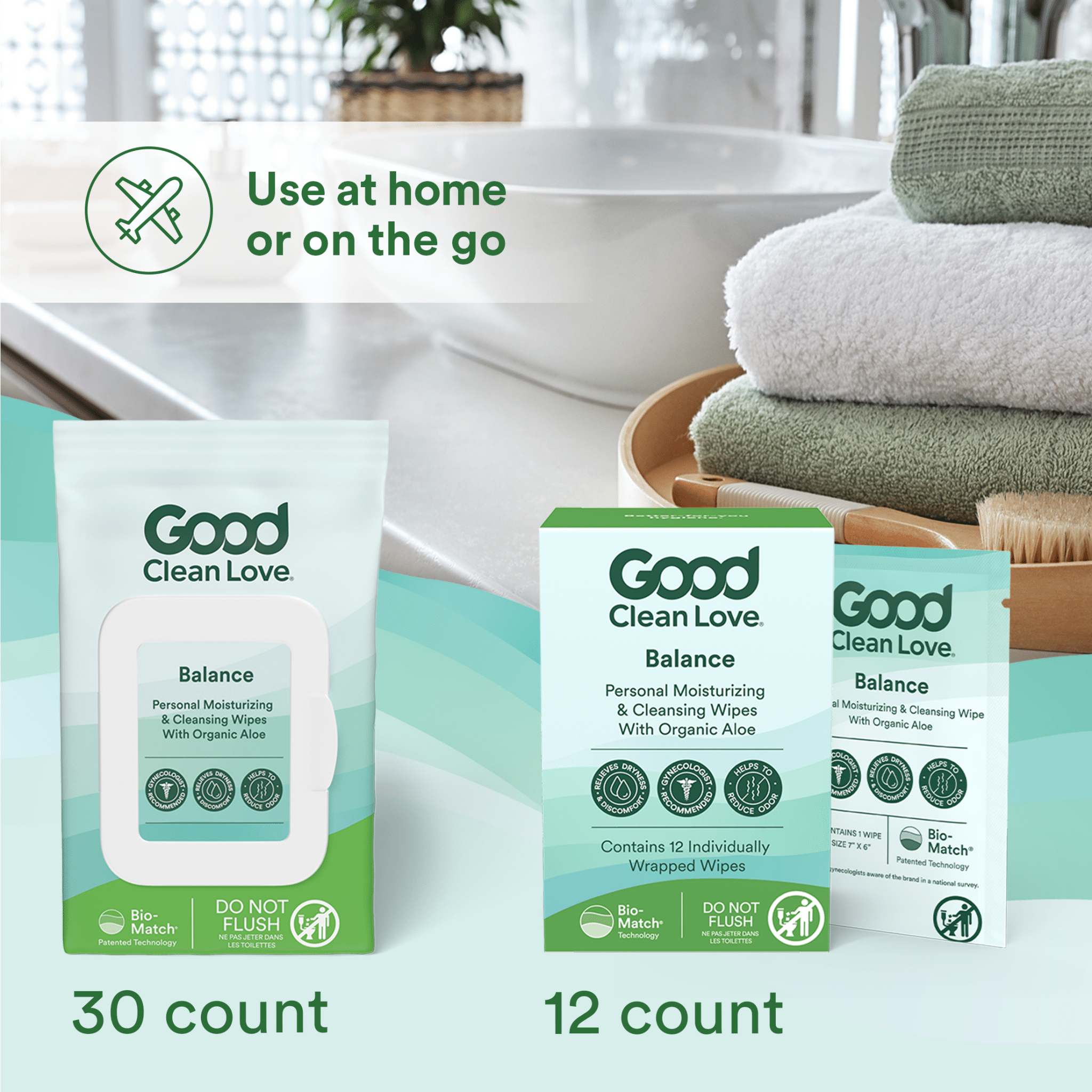 Balance pH - Balanced Wipes Products - Good Clean Love