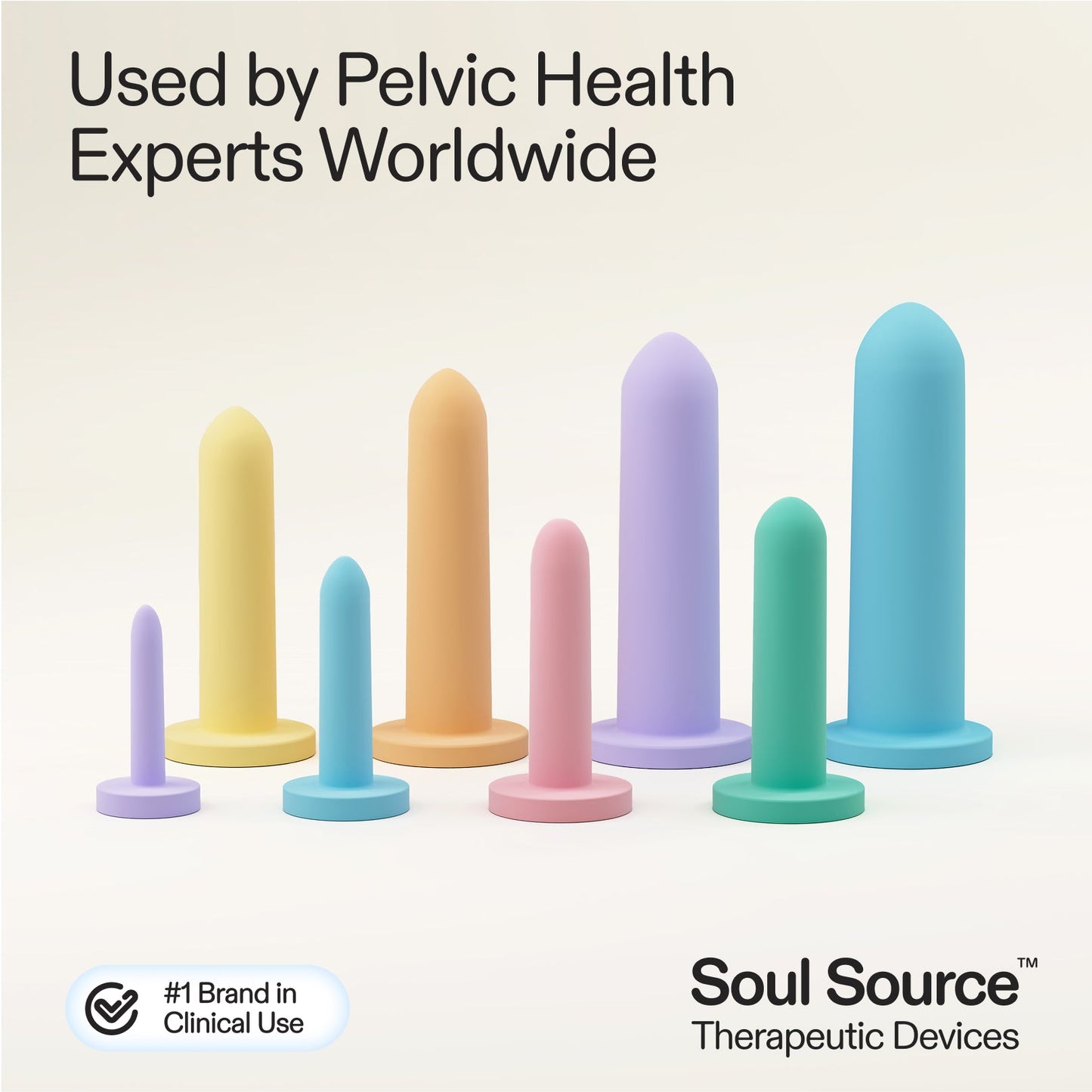 Soul Source Silicone Pelvic Trainers - Medium Set, image 10 of 10