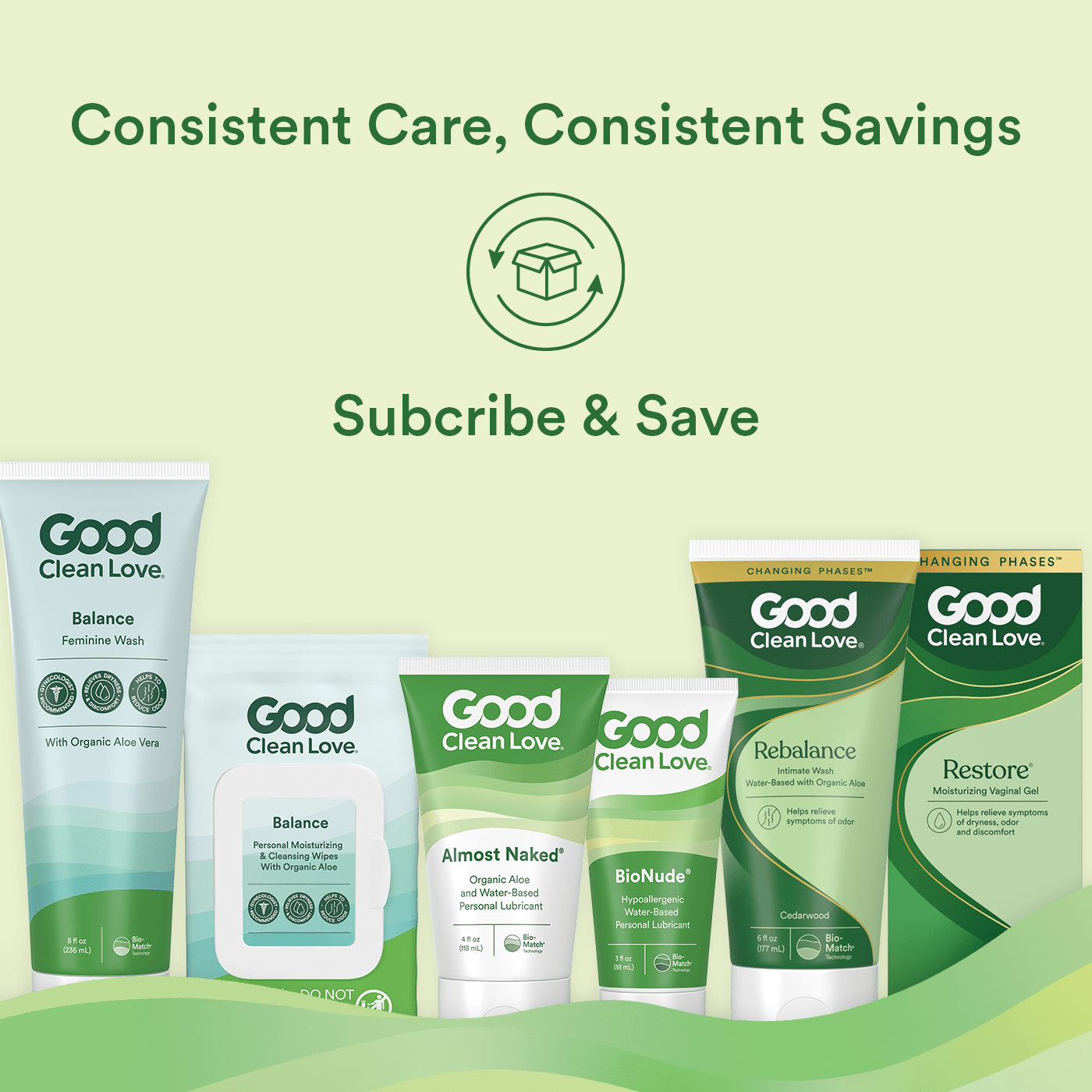 Balance pH - Balanced Wipes Products - Good Clean Love