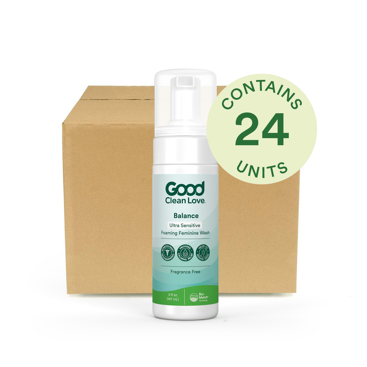 Ultra Sensitive Foaming Wash Case - Good Clean Love