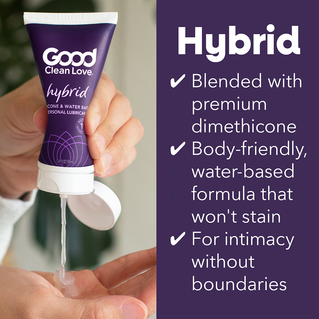 Hybrid Silicone &amp; Water Based Personal Lubricant Products