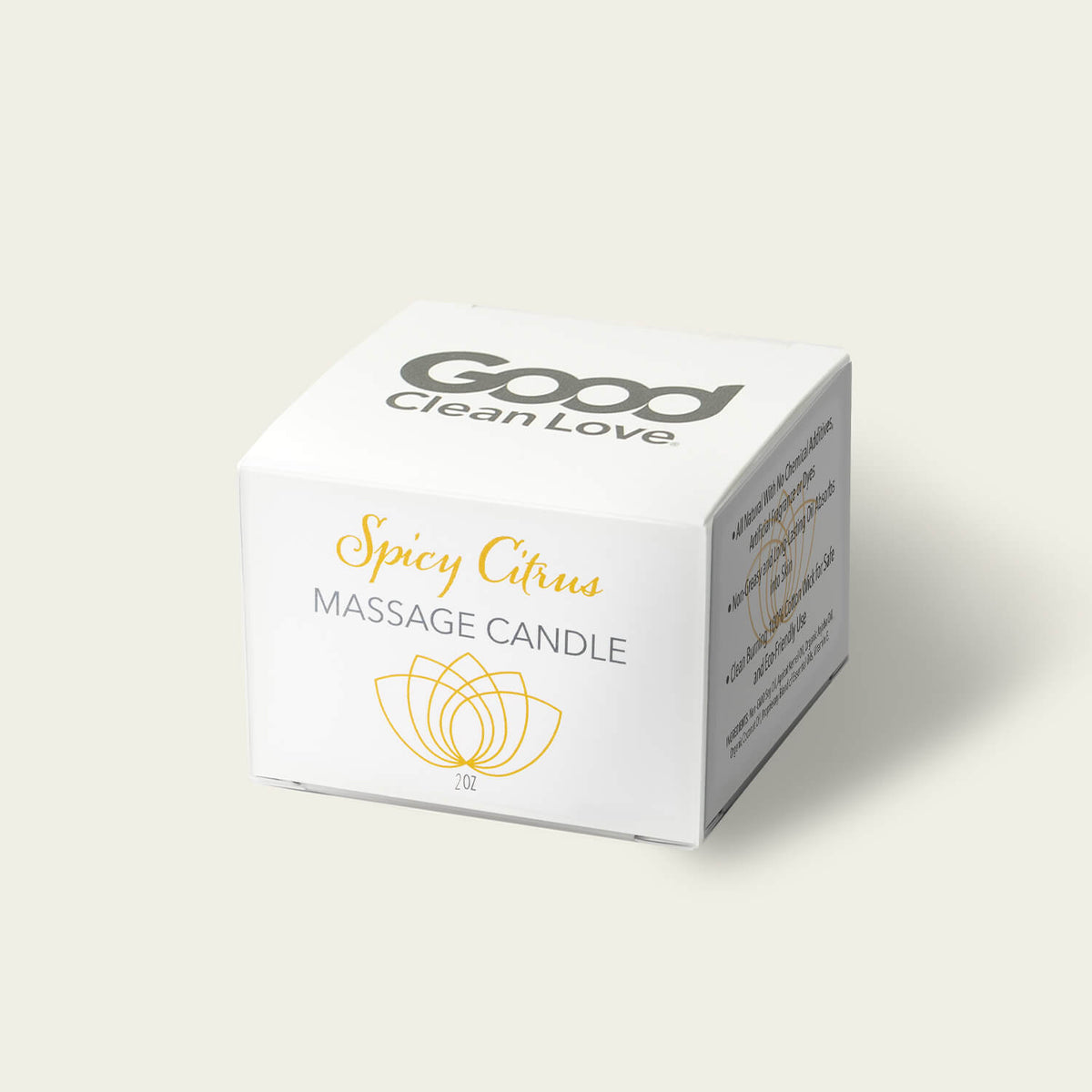 Spicy Citrus Massage Candle 2 oz