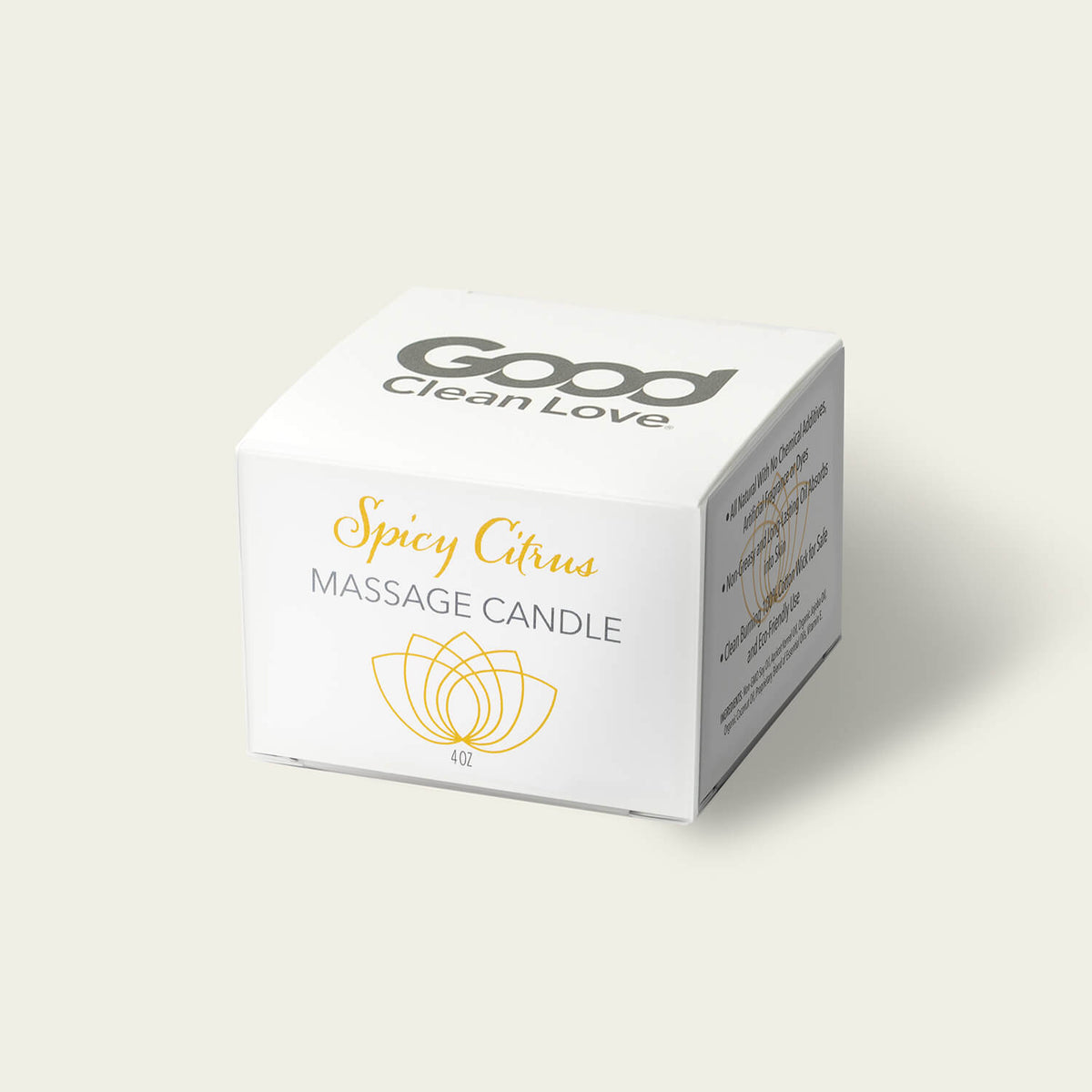 Spicy Citrus Massage Candle 4 oz