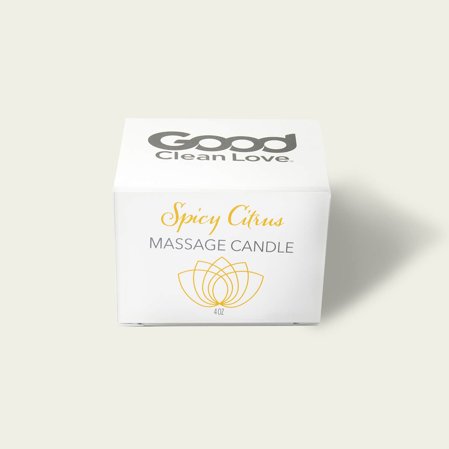 Spicy Citrus Massage Candle 12 oz | Good Clean Love