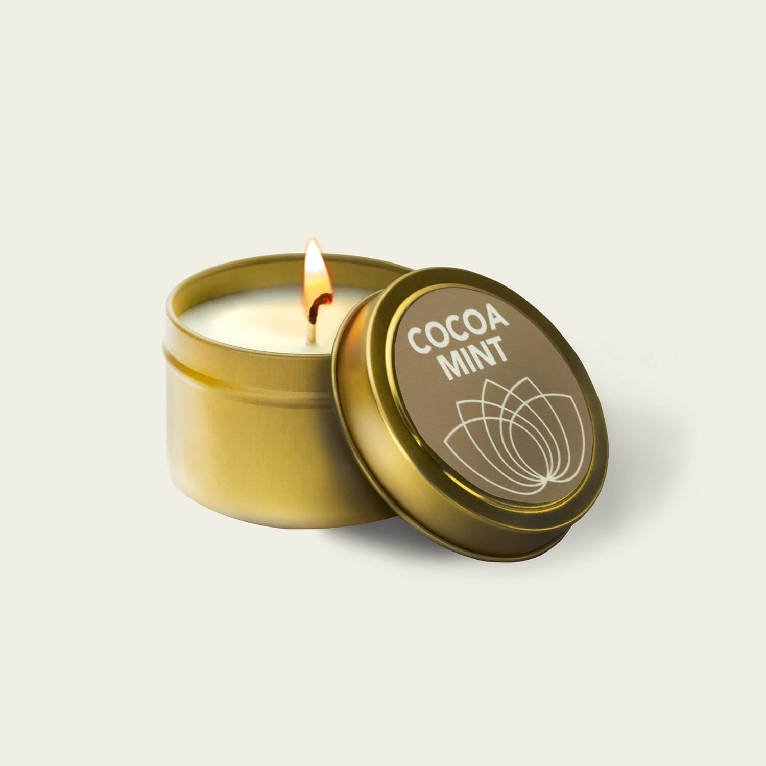 Eco Friendly Best Massage Oil Candle: Cocoa Mint