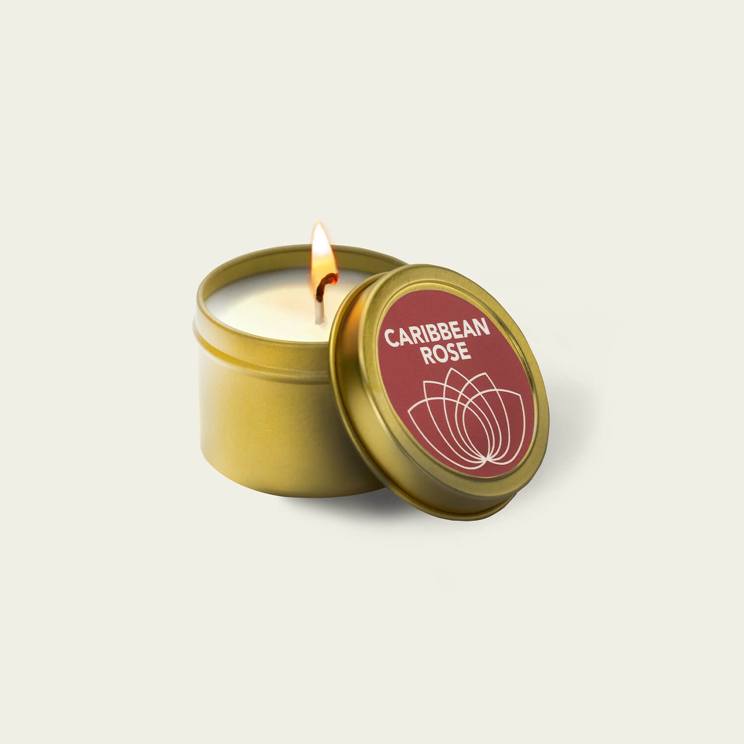 2 oz Rose Scented Massage Candle