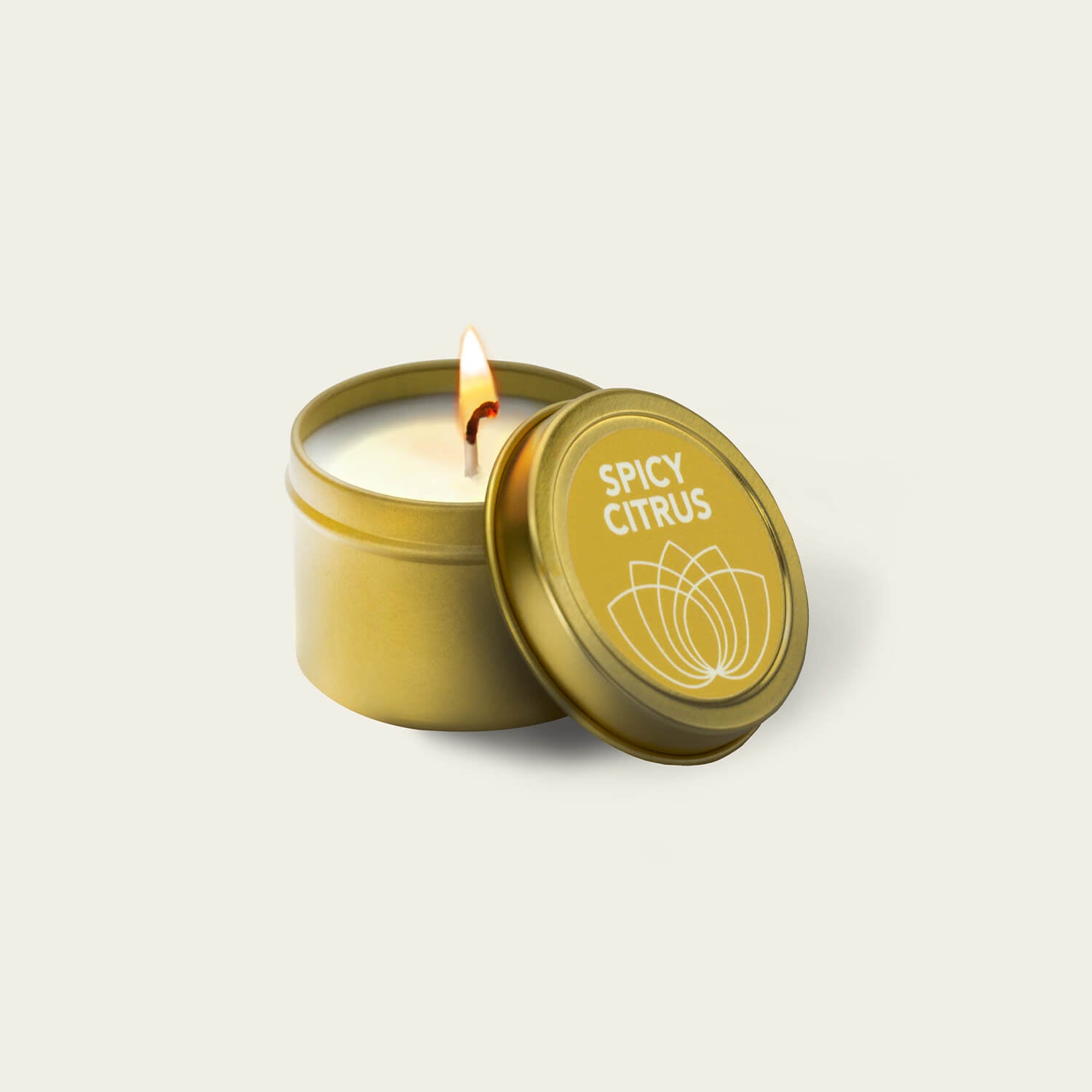 Spicy Citrus Massage Candle 2 oz