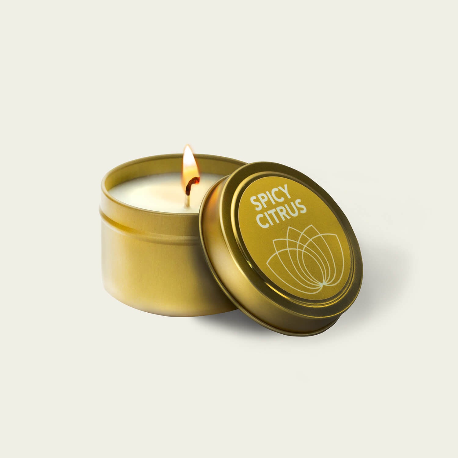 Spicy Citrus Massage Candle 4 oz