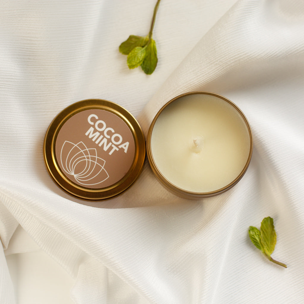 Cocoa Mint Massage Candle 2 oz | Good Clean Love